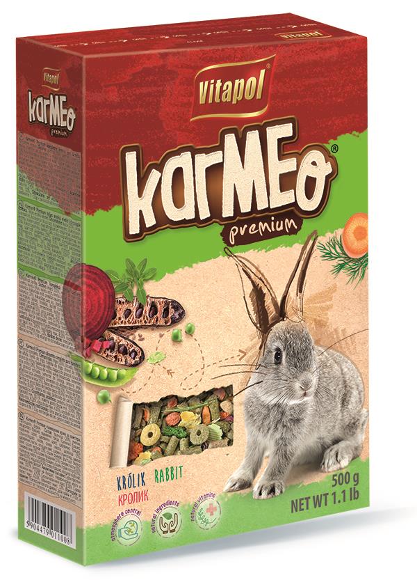 Karmeo Premium karma pełnoporcjowa dla królika 500 g