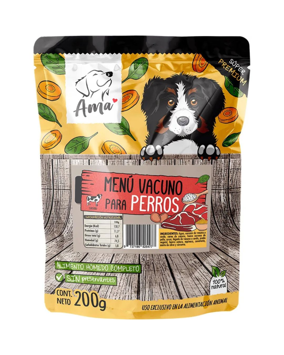 Perro Sachet Vacuno