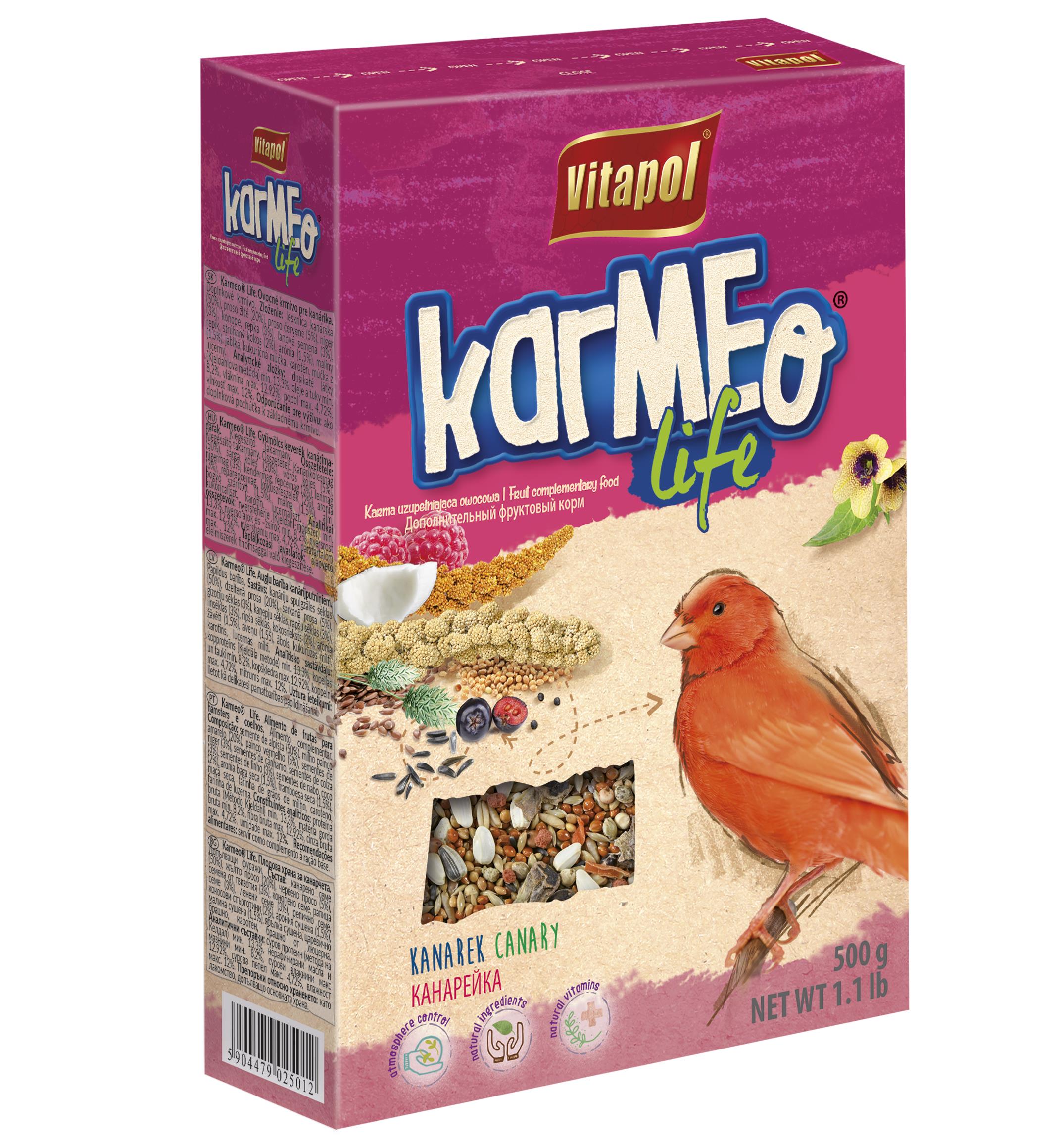 Karmeo Life pokarm owocowy dla kanarka 500 g