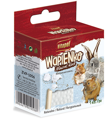Wapienko naturalne dla gryzoni i królika 40 g