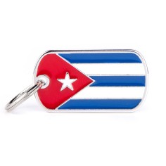 Flags Cuba ID Tag