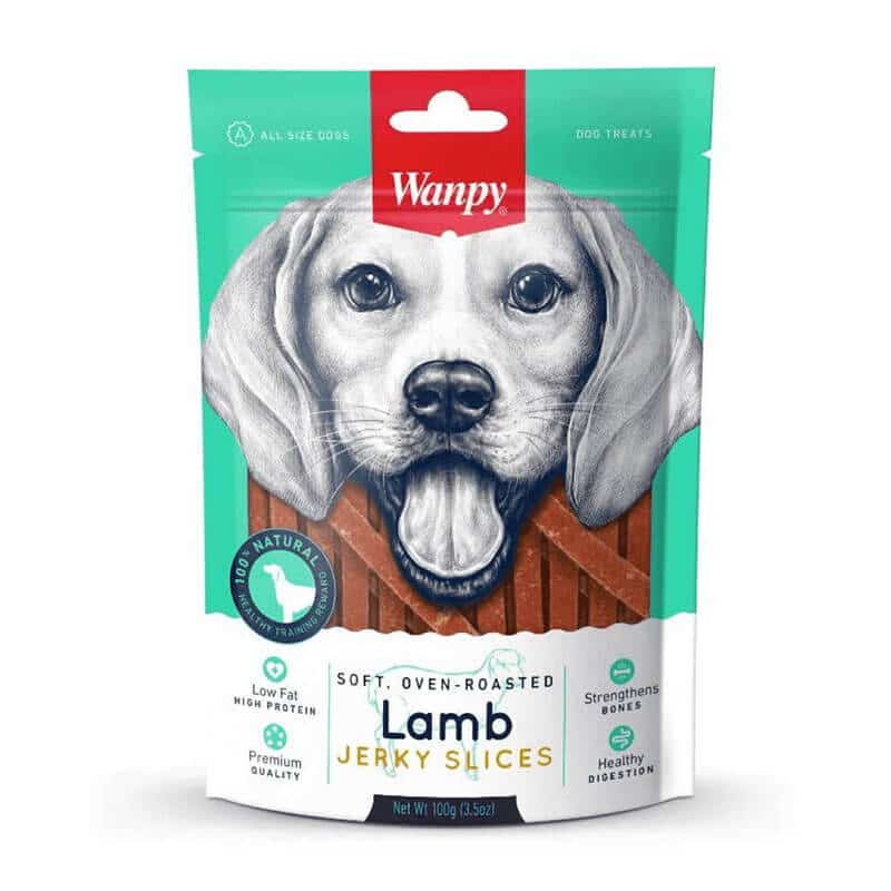 Soft Lamb Jerky Slices for Dogs