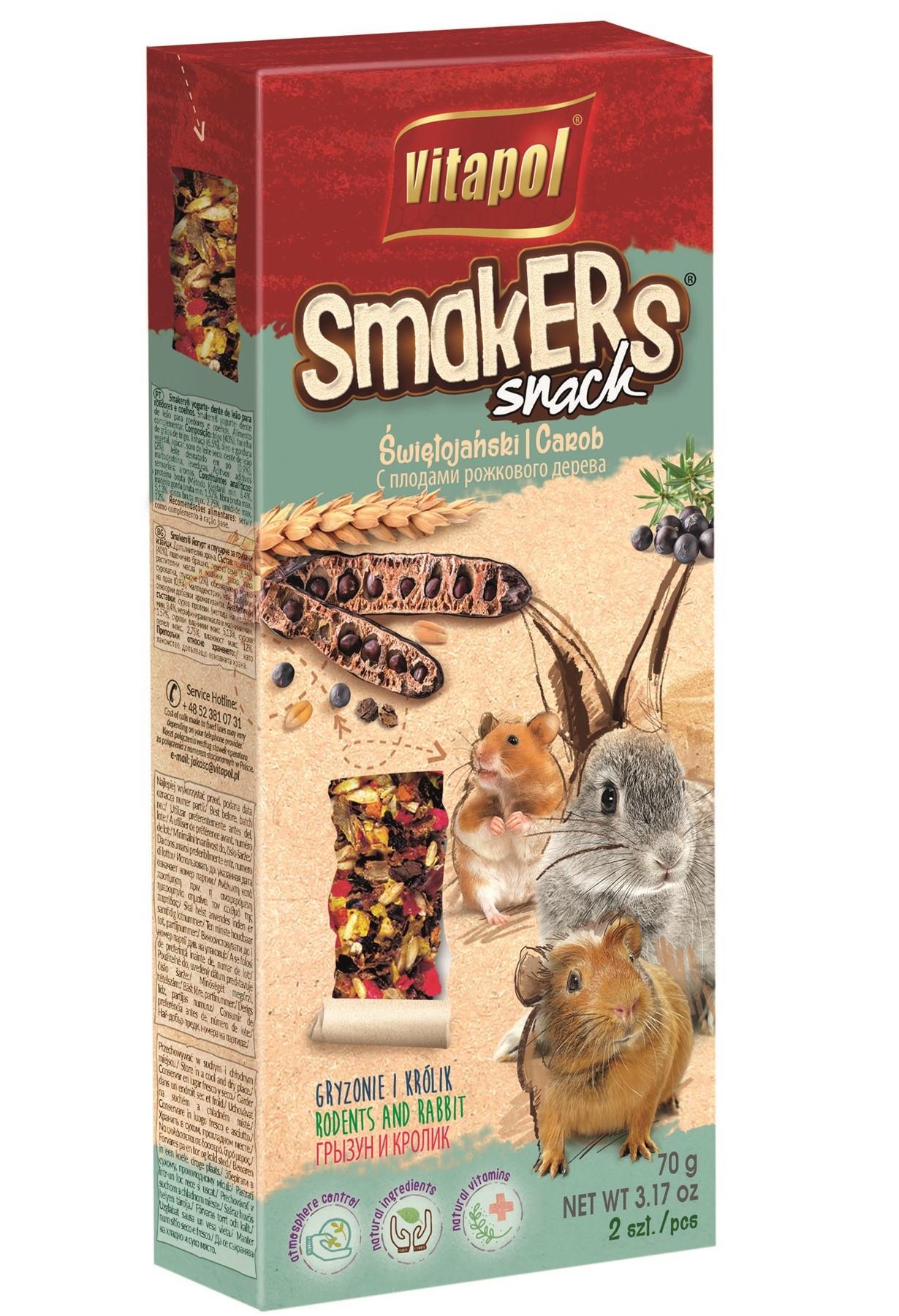 Smakers Snack świętojański dla gryzoni i królika 2 szt 90 g