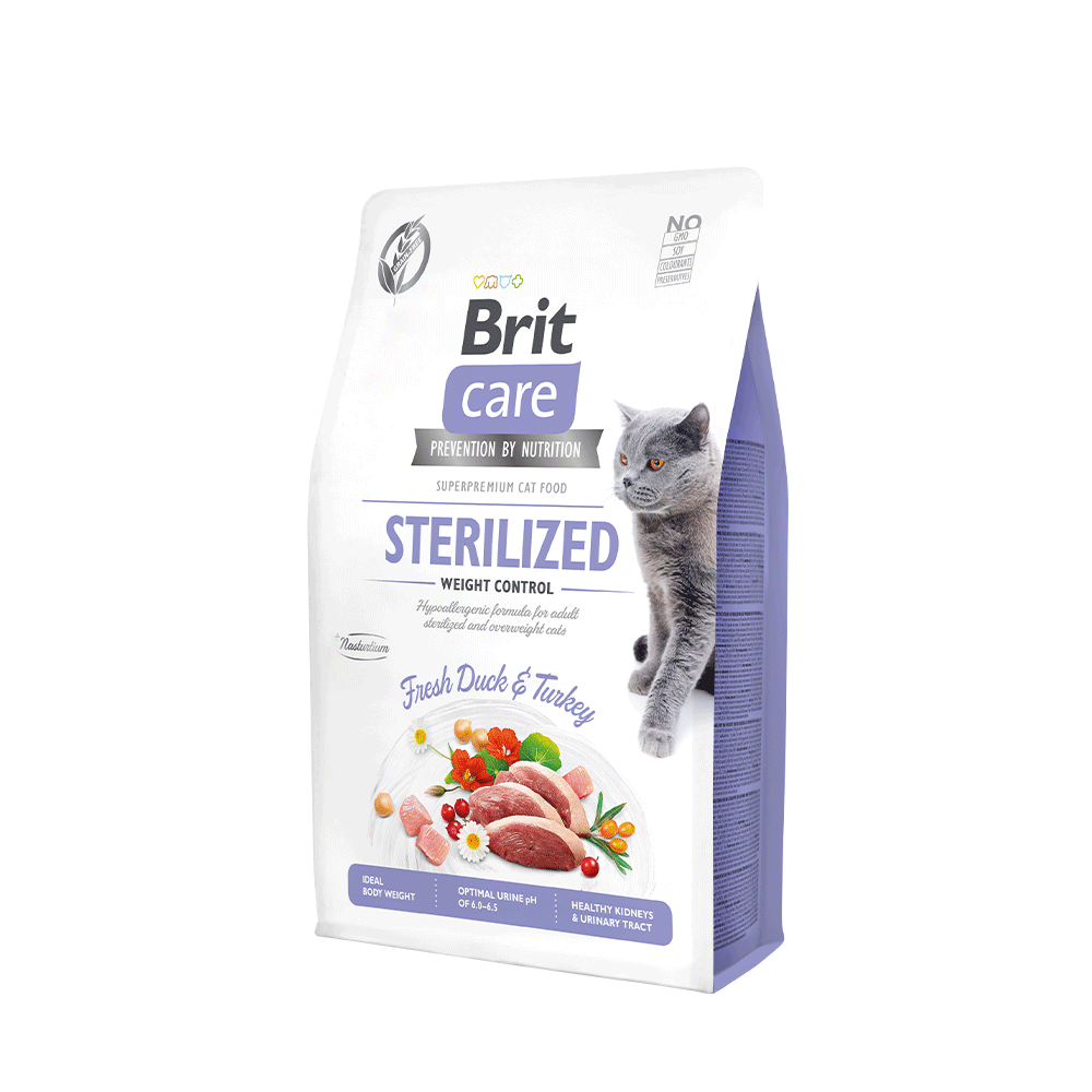 Brit Care Cat Sterilized Weight Control - Fresh Duck & Turkey