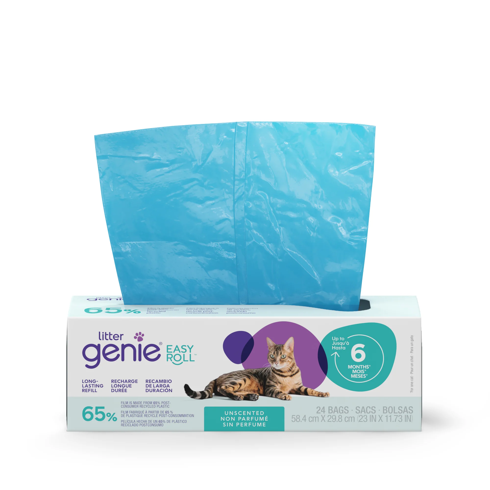 Litter Genie® Easy Roll Refill - 65% recycled plastic