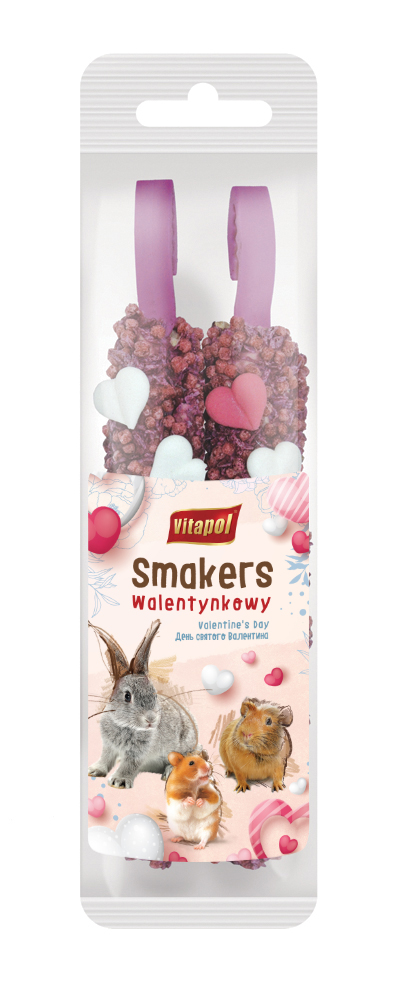 Smakers walentynkowy dla gryzoni i królika