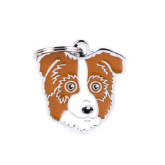 Friends Red Australian Shepherd ID Tag