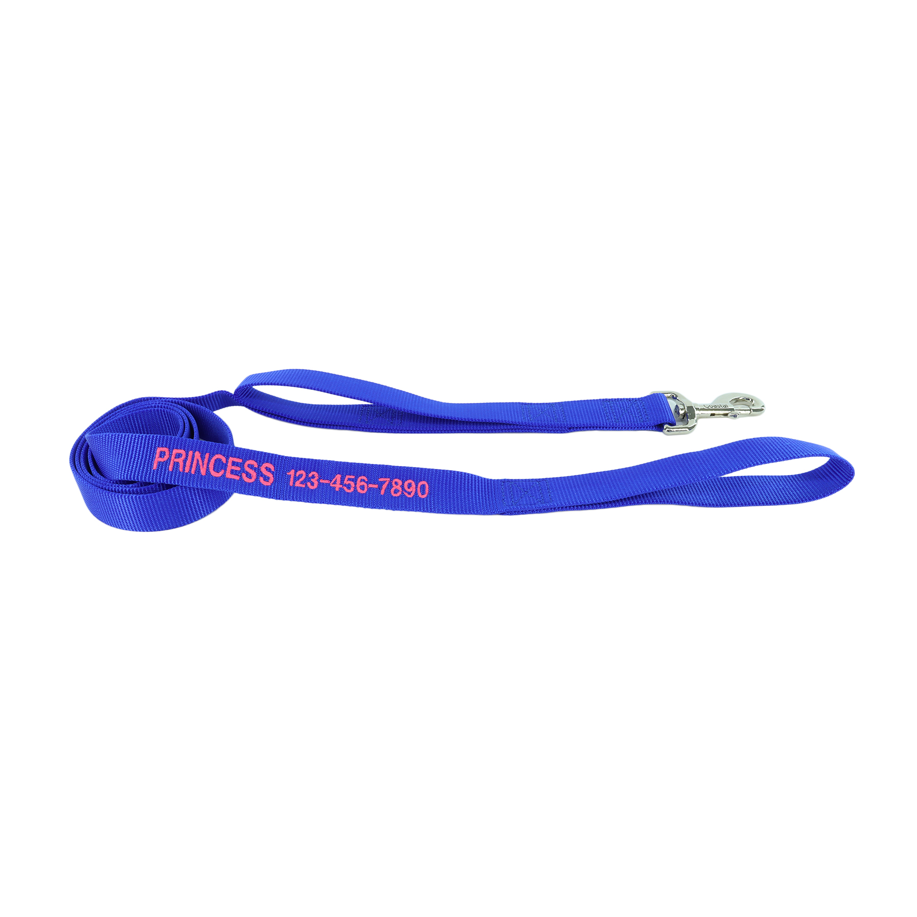 Loops 2 Double Handle Dog Leash - Personalized