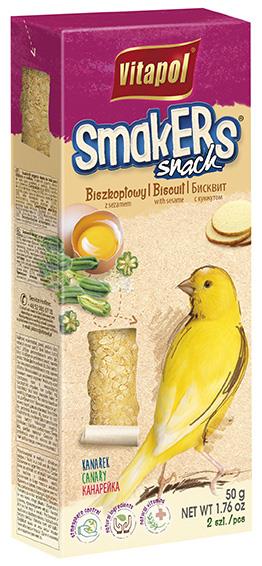 Smakers biszkoptowy z sezamem dla kanarka 2 szt.