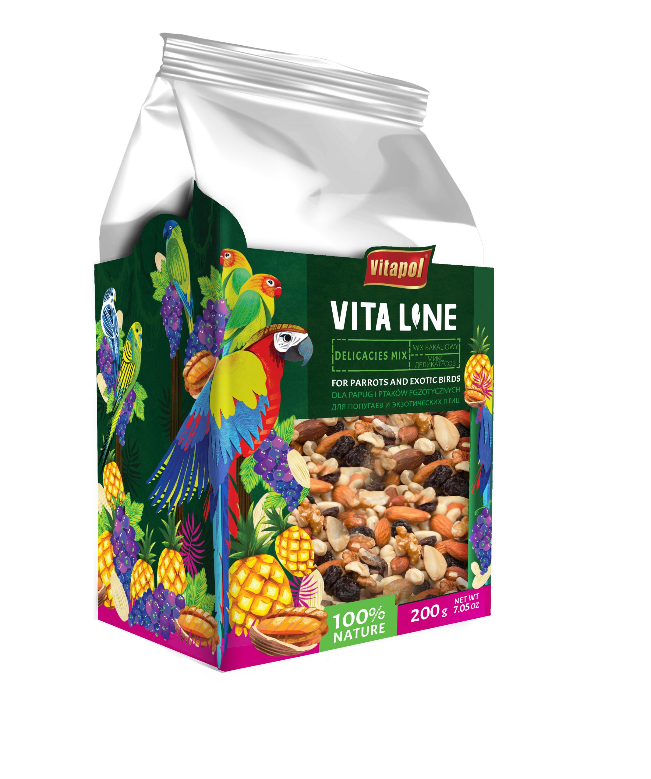 Vitaline Mix bakaliowy dla papug i ptaków egzotycznych 200 g