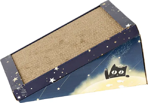 ARRANHADOR DE PAPELÃO RAMPA C/ CATNIP -