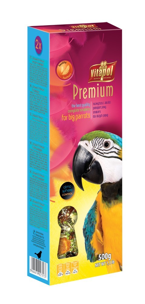 Smakers Premium dla dużych papug 2 szt.
