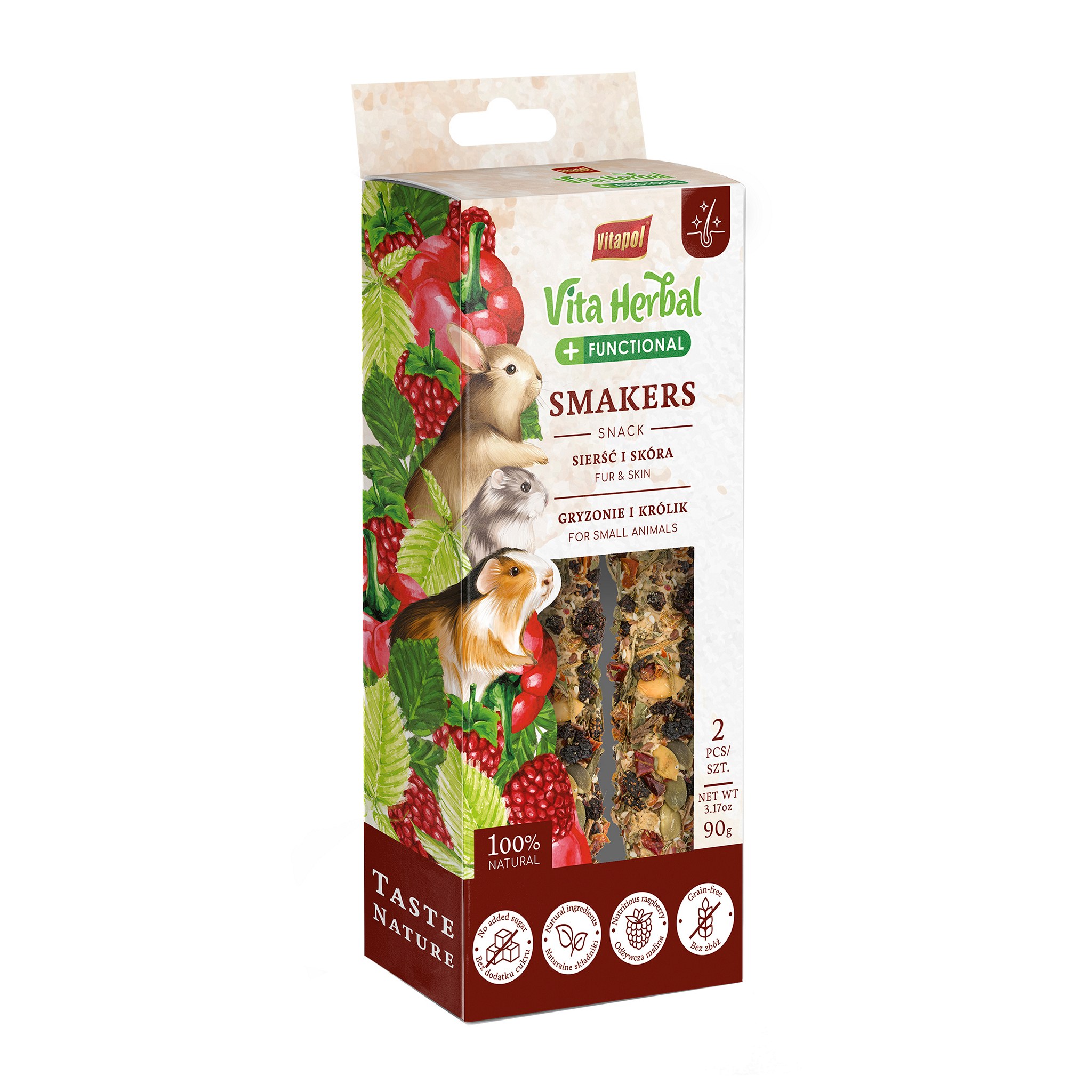 Vita Herbal Smakers Functional Sierść i skóra dla gryzoni i królika