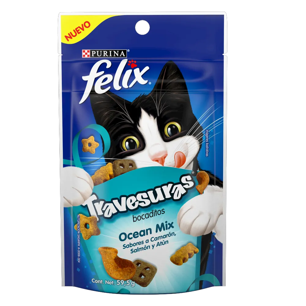Snacks purina Felix® travesuras ocean mix