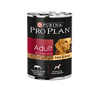 Lata Pro Plan® adulto para perros de pollo y arroz