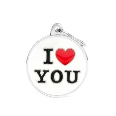 Charms Big "I Love You" ID Tag
