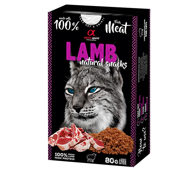Natural Snack para Gatos - Cordero