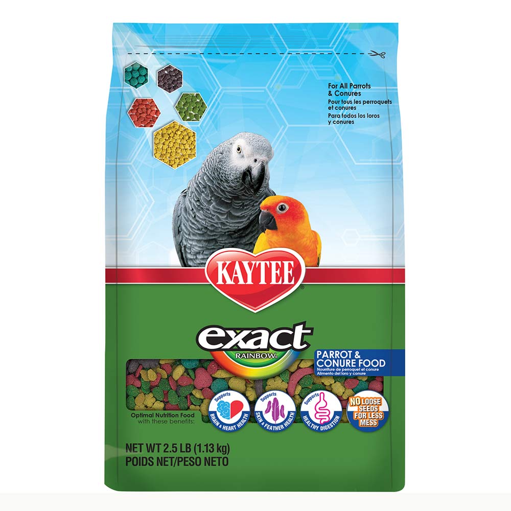 Kaytee Exact Rainbow Parrot and Conure Food
