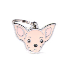 Friends Cream Chihuahua ID Tag