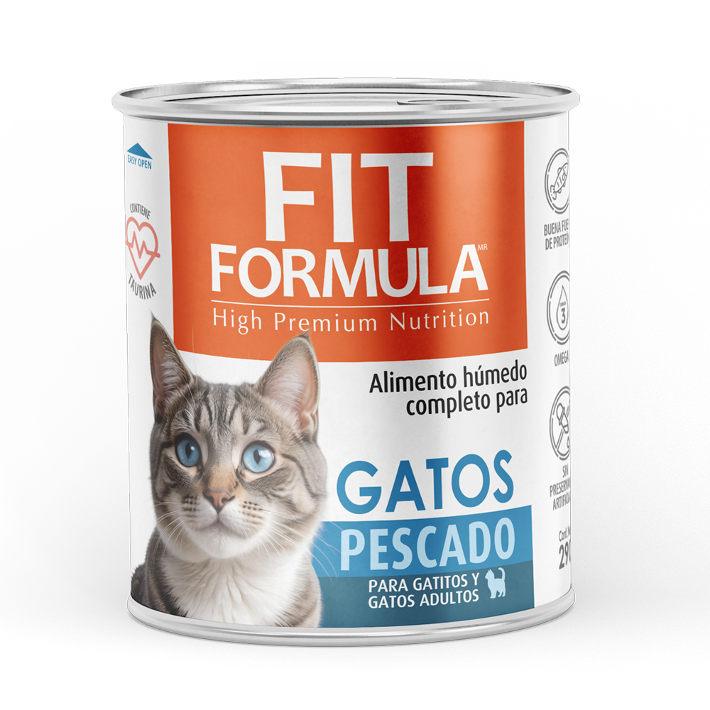 Alimento Húmedo para Gatos de Pescado