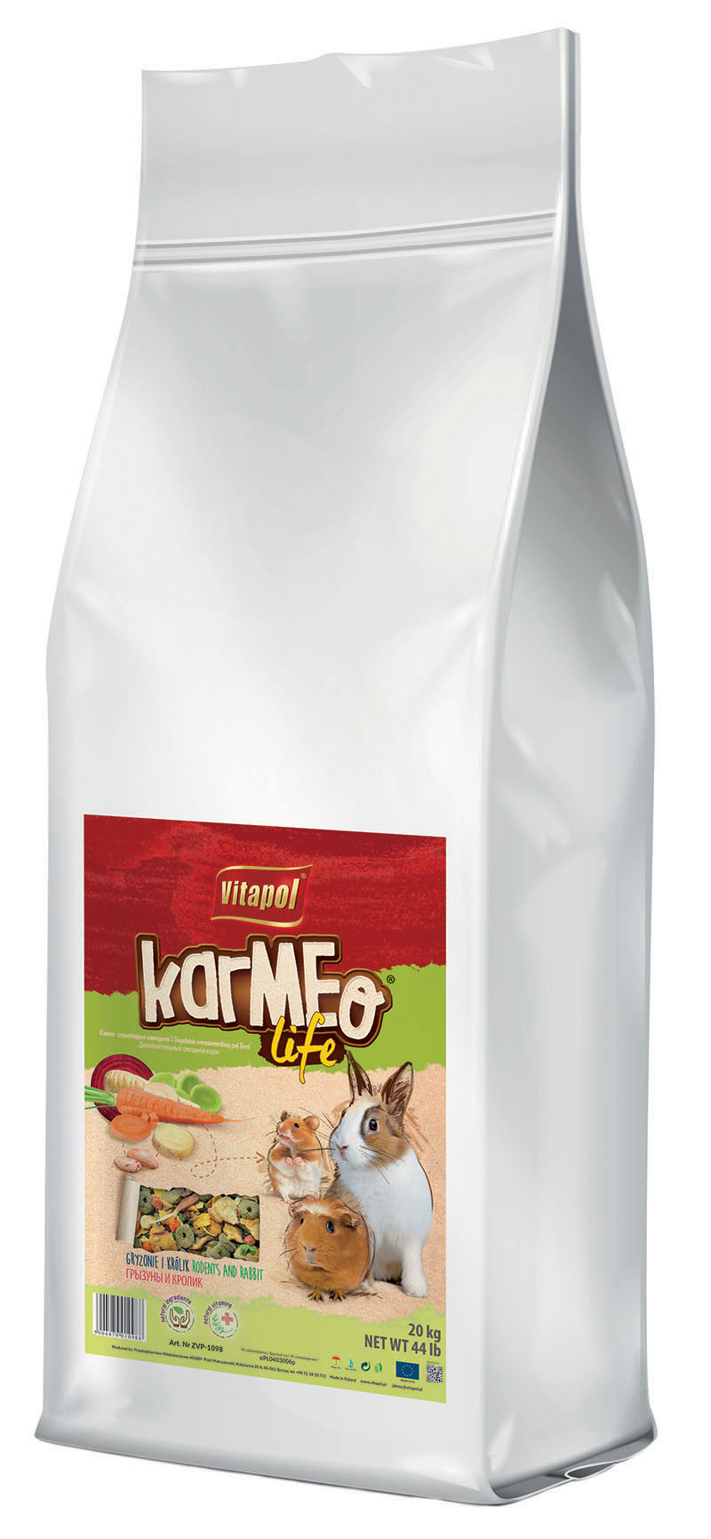 Karmeo Life koktajl dla gryzoni i królika 20kg