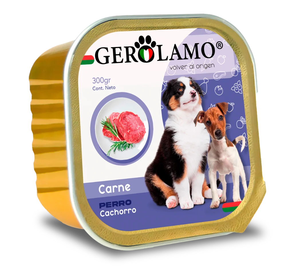Gerolamo paté perro cachorro carne