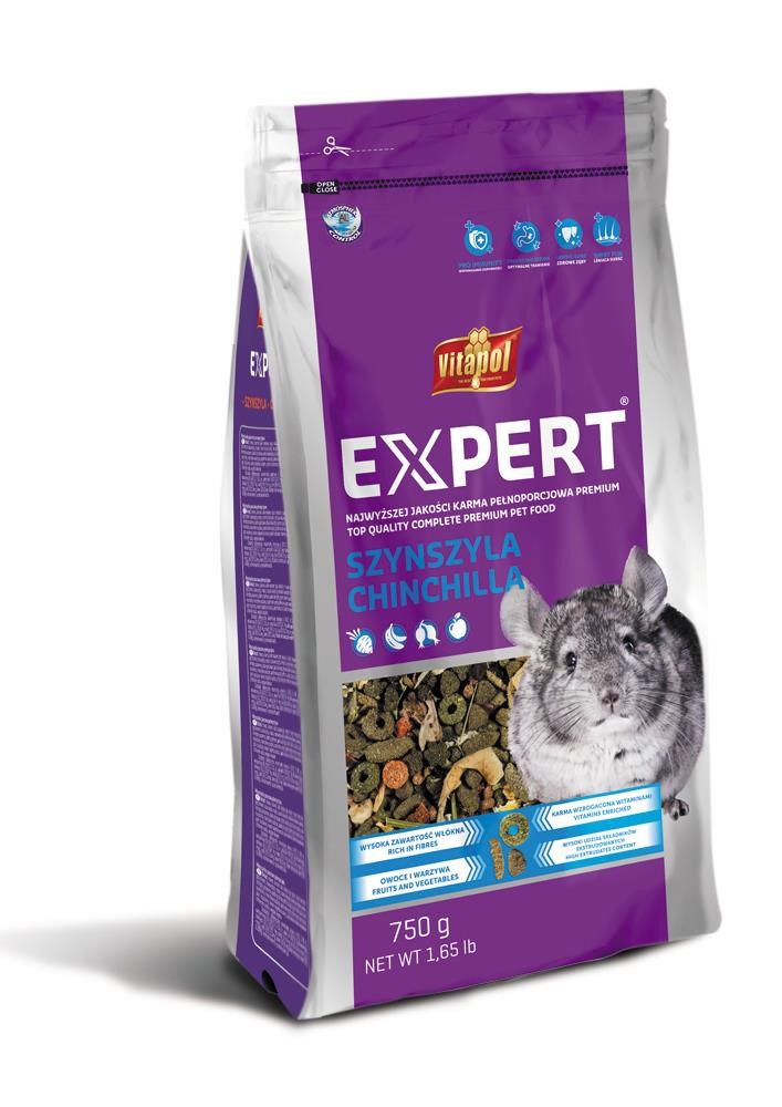 Expert karma pełnoporcjowa dla szynszyli 750g