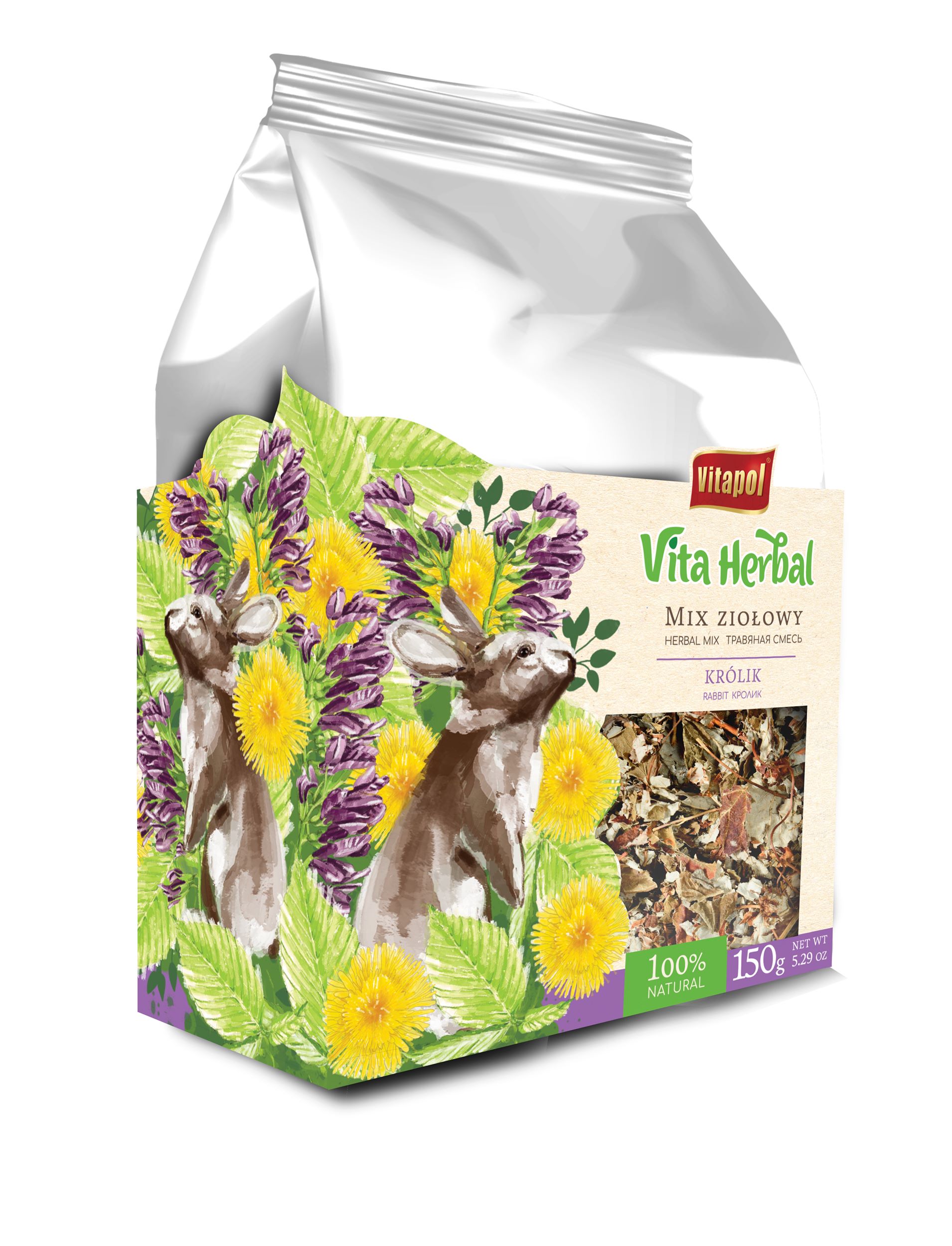 Vita Herbal Mix ziołowy dla królika 150 g