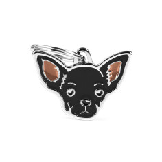Friends Black Chihuahua ID Tag