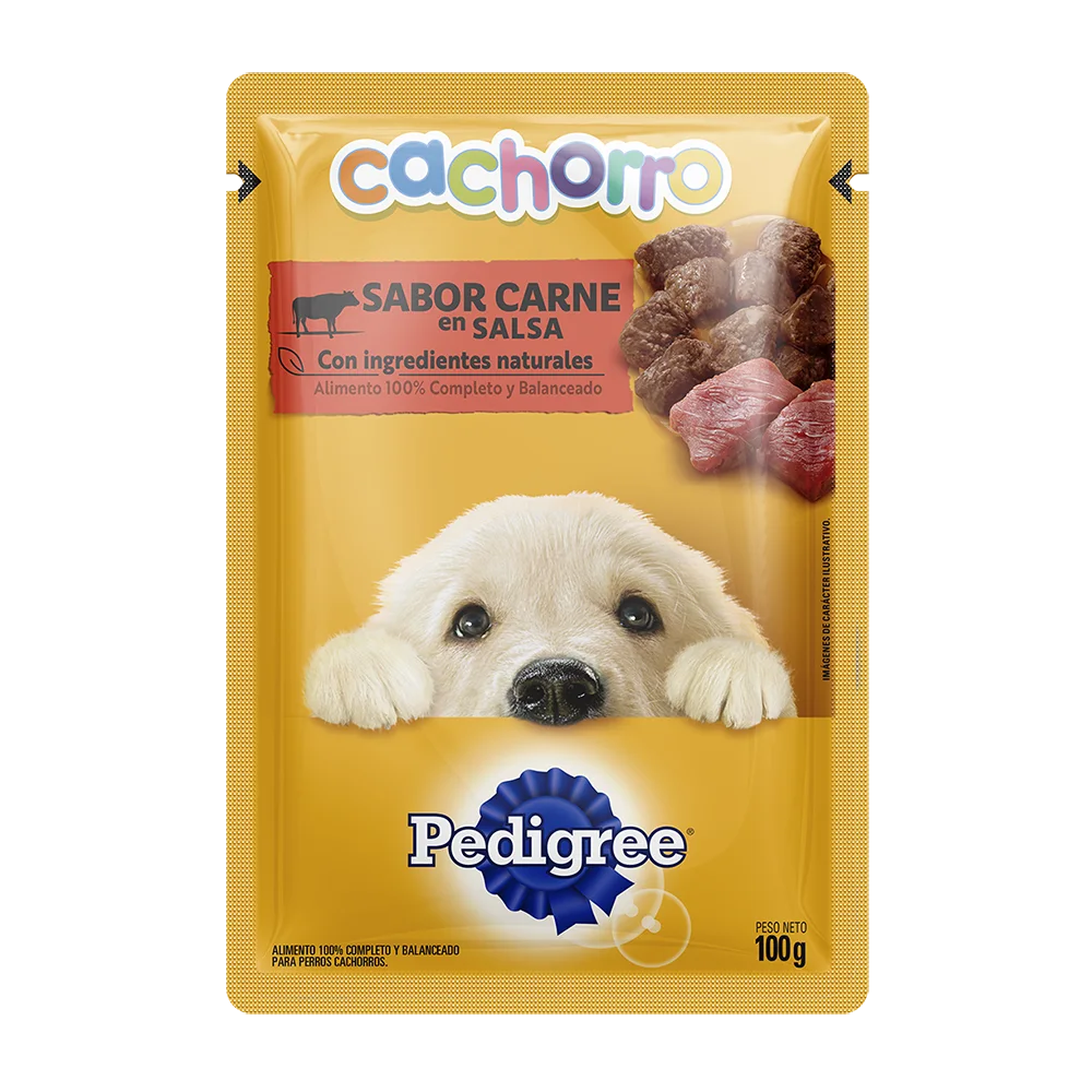 PEDIGREE® SOBRES™ Cachorro En Salsa Sabor Carne