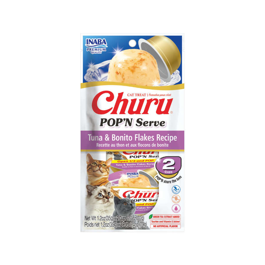 Churu Popn´ Serve Tuna with Bonito Recipe 35g/2 copas