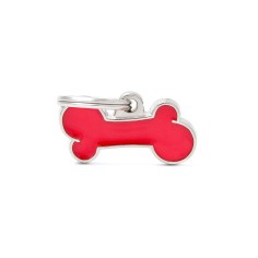 Classic Small Red Bone ID Tag