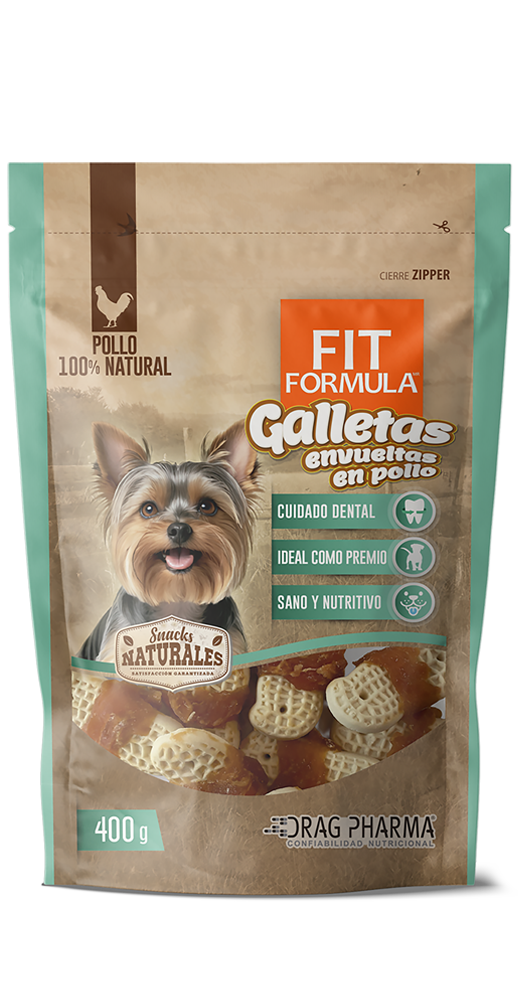 Snack Natural Galletas Envueltas En Pollo