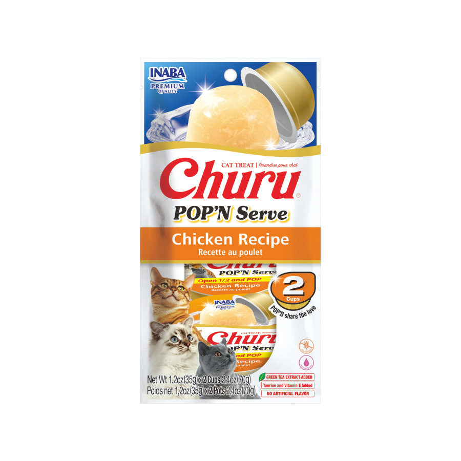 Churu Popn´ Serve Chicken Recipe 35g/2 copas