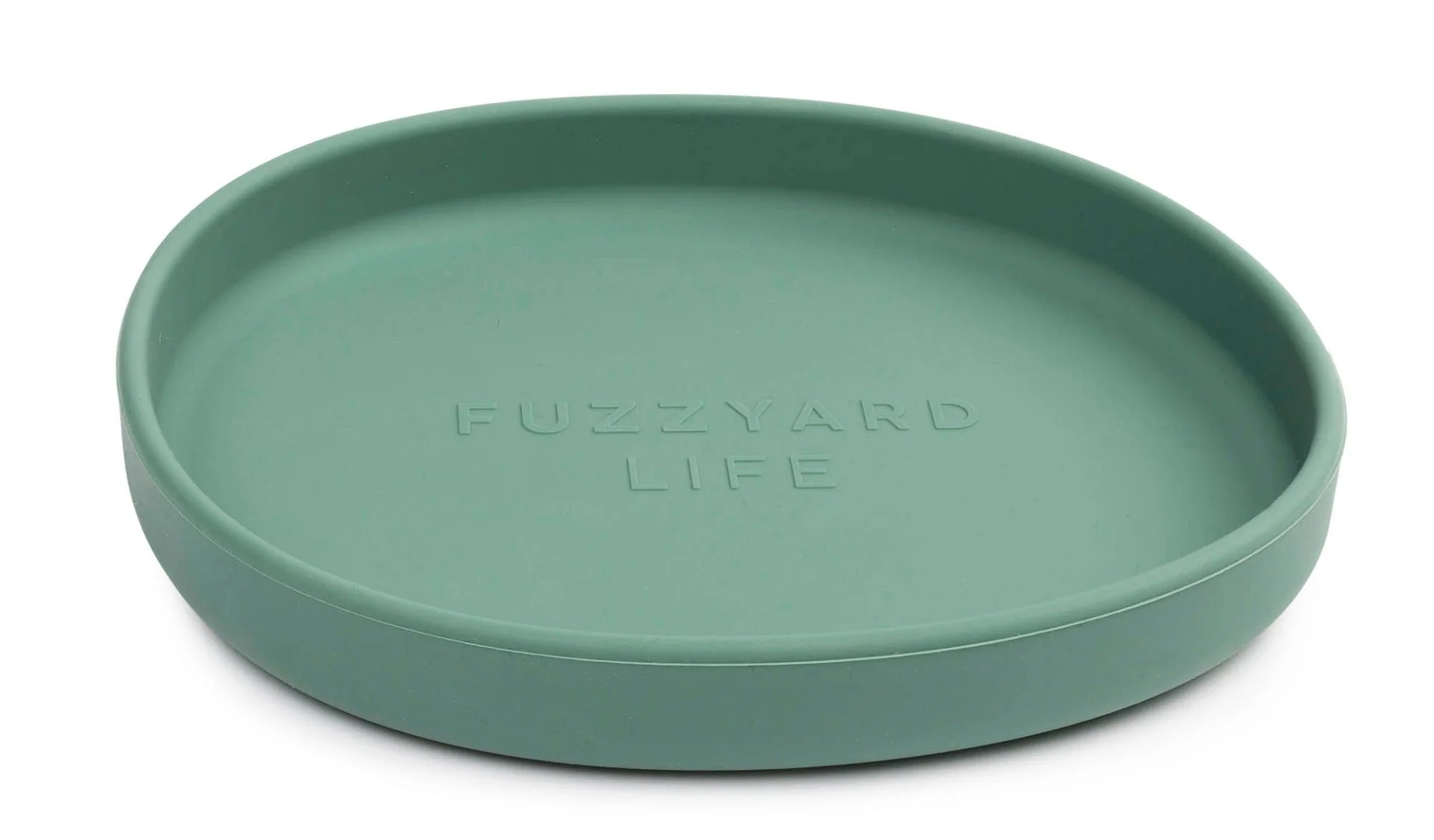 FuzzYard Life Silicone Cat Dish - Myrtle Green