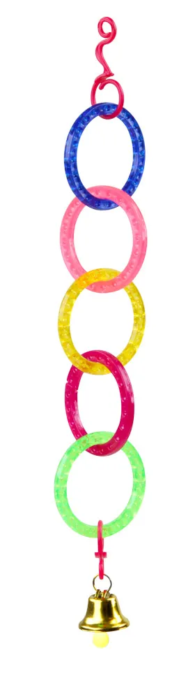 BRINQUEDO PARA PÁSSAROS - ANEL COLORIDO