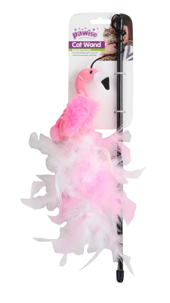VARINHA PARA GATOS - FLAMINGO