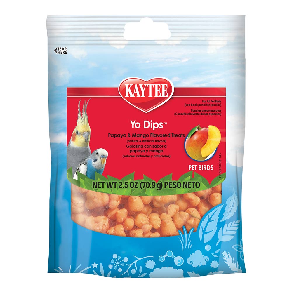 Kaytee Yo Dips Papaya & Mango Flavored Treats for Pet Birds