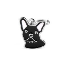Friends Black French Bulldog ID Tag