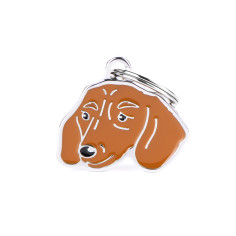 Friends Fawn Dachshund ID Tag