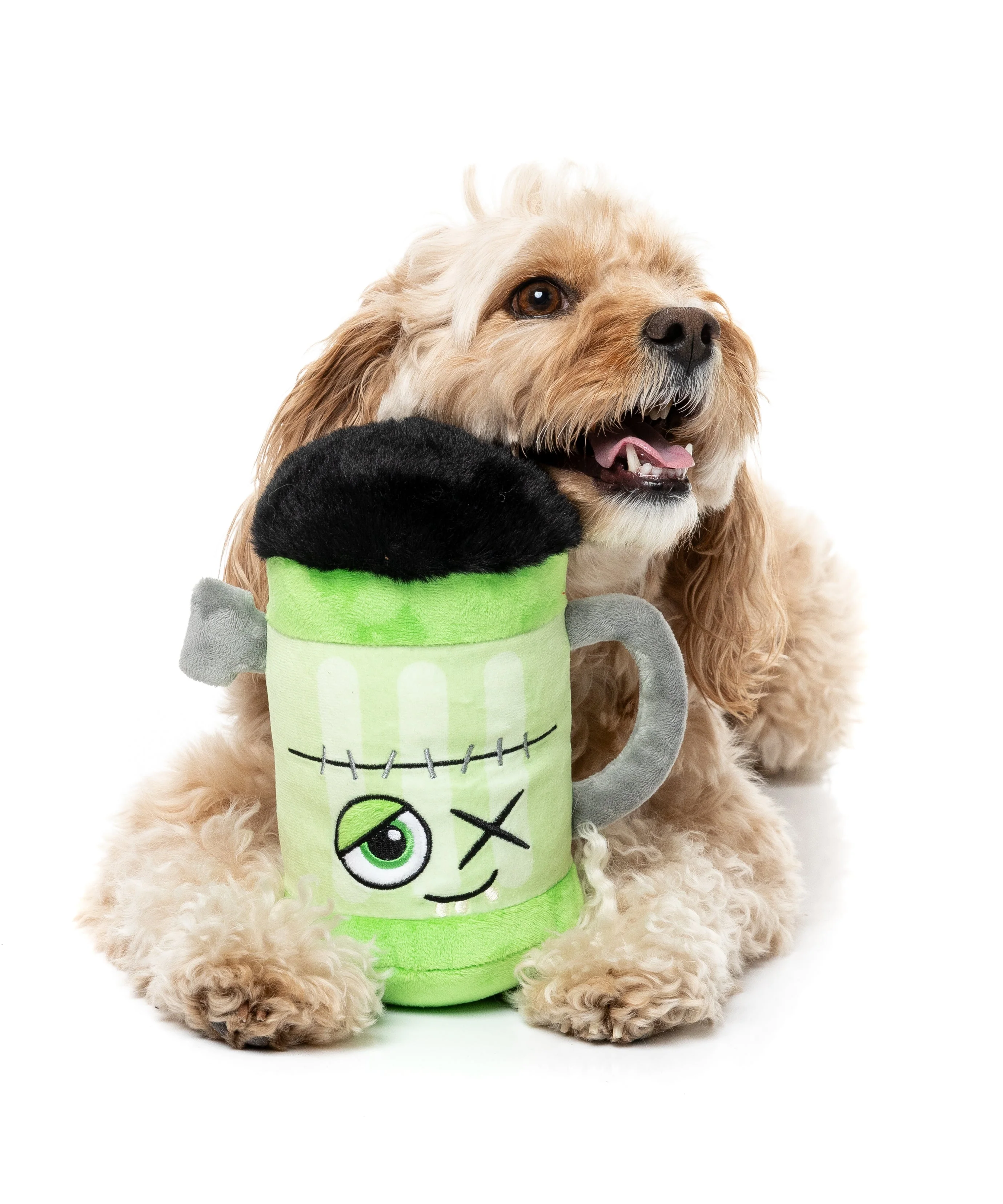 FuzzYard Dog Toy - Franken-Stein Beer