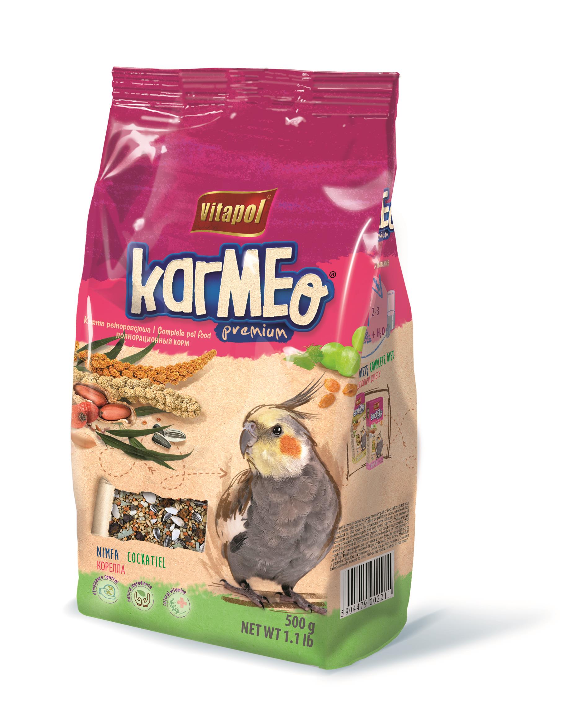 Karmeo pokarm pełnoporcjowy dla nimfy 500 g