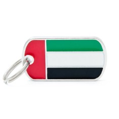 Flags United Arab Emirates ID Tag