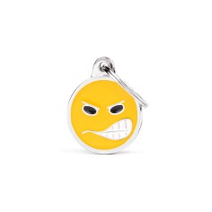 Charms Angry Emoji ID Tag