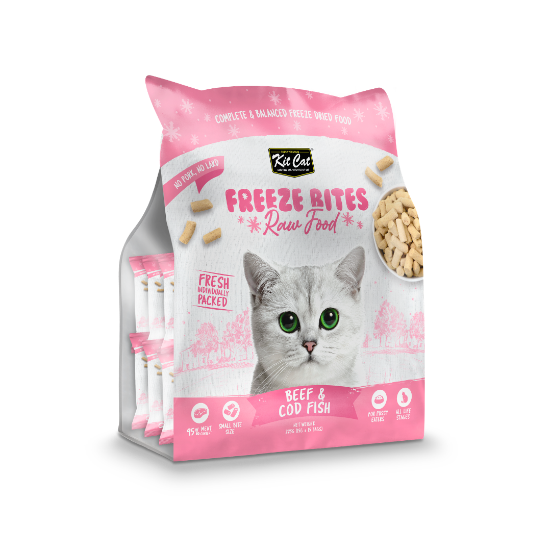 Kit Cat Freeze Trozos Raw Diet