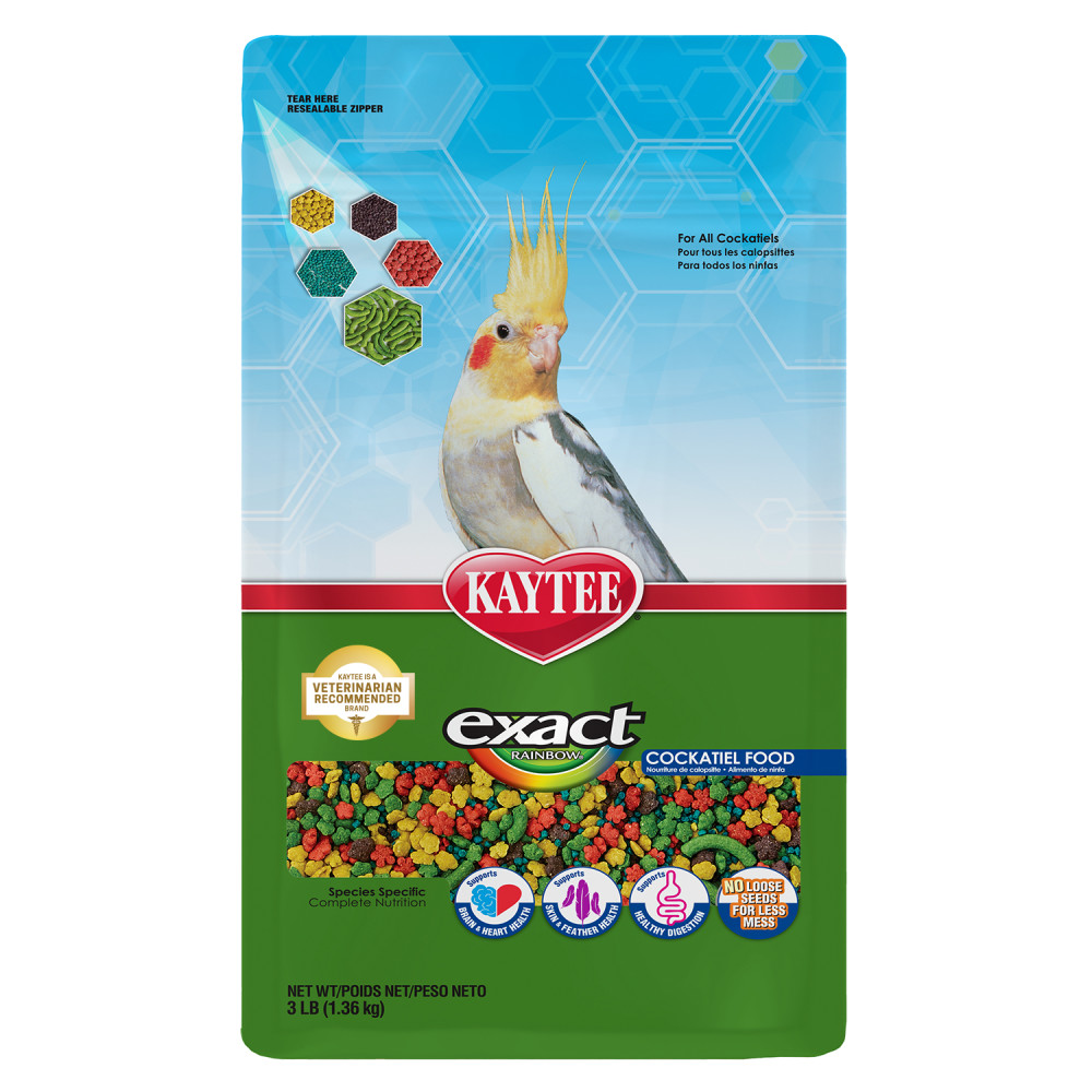 Kaytee Exact Rainbow Cockatiel Food