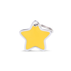 Charms Small Yellow Star ID Tag