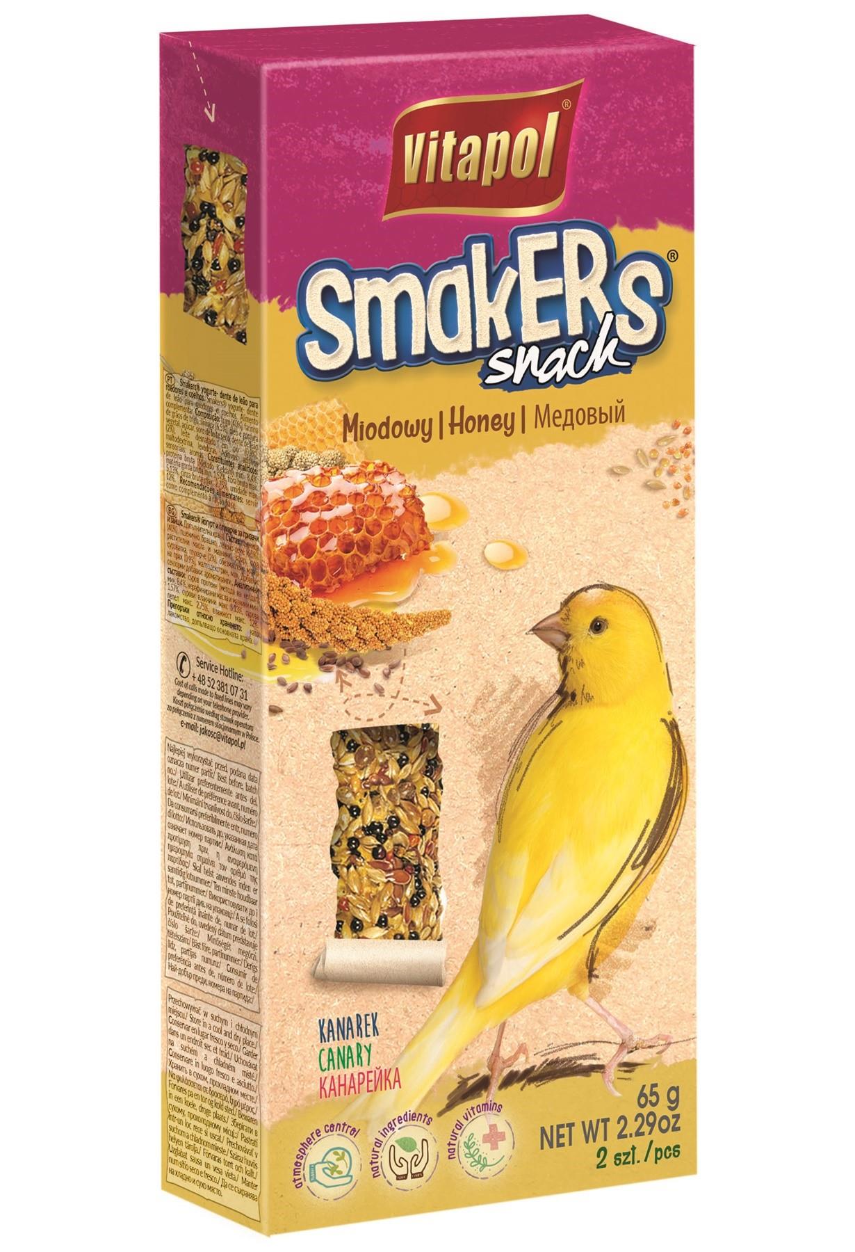 Smakers Snack miodowy dla kanarka 2 szt.