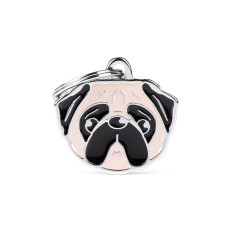 Friends Fawn Pug ID Tag