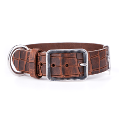 Brown Tucson Collar en Genuine Leather
